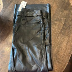 Size 10 leather pants from Evereve. Never worn